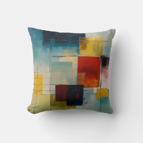 Abstract painting pillow cover