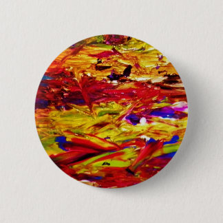 Abstract Painting Pinback Button