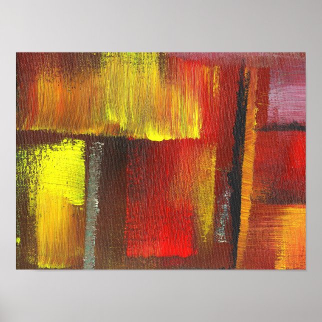 Abstract Painting Poster (Front)