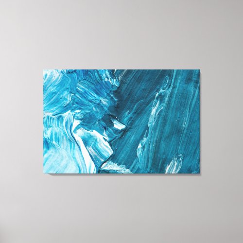 Abstract painting Premium Wrapped Canvas Gloss