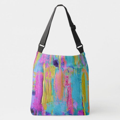 Abstract Painting Print All Over Bag