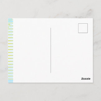 Abstract Painting Rainbow Colors Postcard