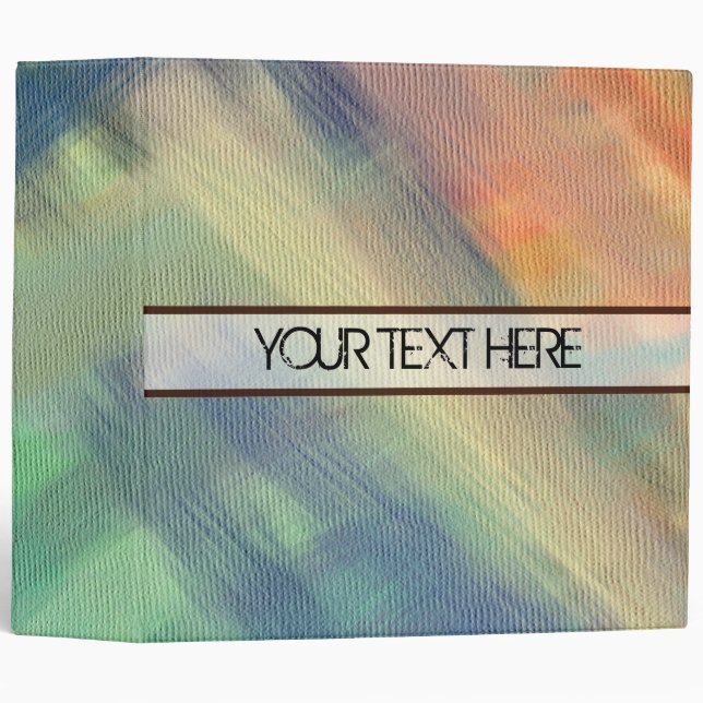 Abstract Painting | Retro Abstract Art 31 Binder (Front/Spine)