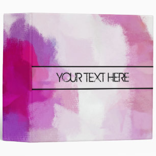 Abstract Painting Retro Abstract Art 49 3 Ring Binder