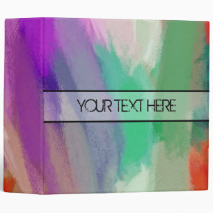 Abstract Painting Retro Abstract Art 52 Binder