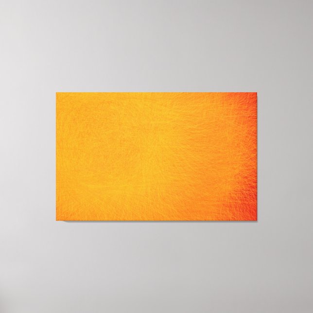 Abstract Painting | Retro Yellow 17 Canvas Print (Front)