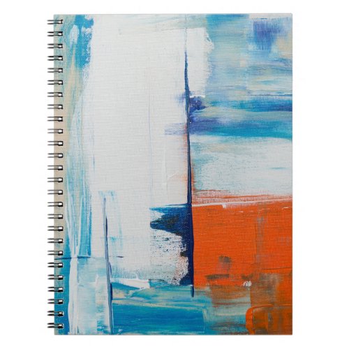 Abstract Painting Spiral Photo Notebook 80 Pages