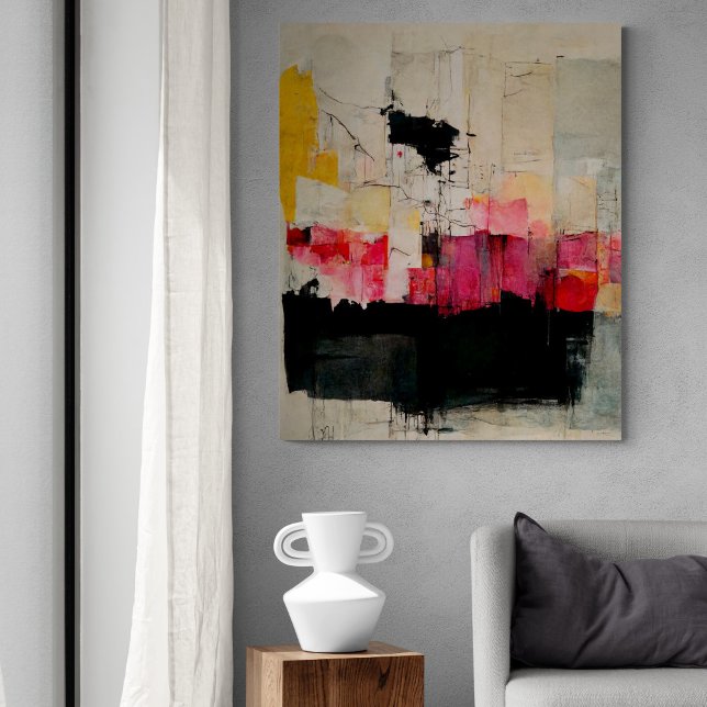 Abstract Painting "Springs Swamp".  Canvas Print (Creator Uploaded)