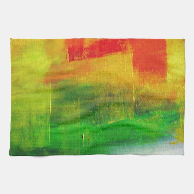 Abstract Painting Towel (Horizontal)