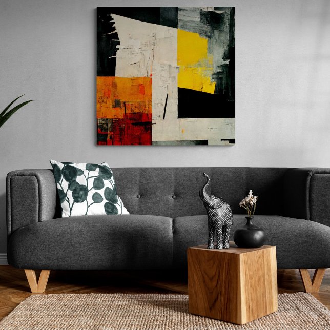Abstract Painting "Tropical Vibrations".   Canvas Print (Creator Uploaded)