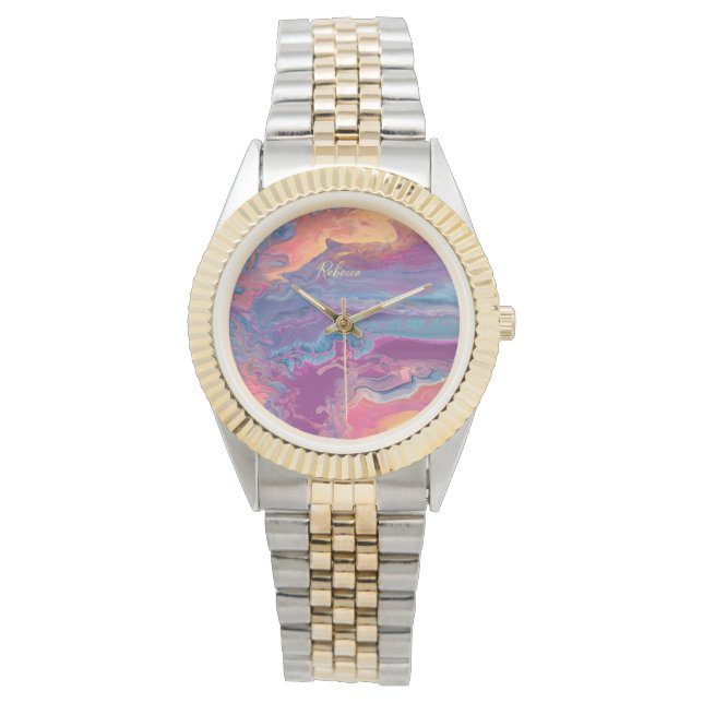 Abstract Painting Watch Face (Front)