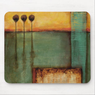 Abstract Painting with Piano Keys Mouse Pad