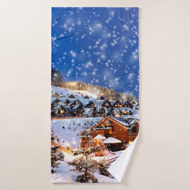 Abstract paintings of different colors embossed de bath towel (Bath Towel)