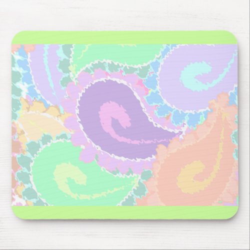 Abstract Paisley Mouse Pad