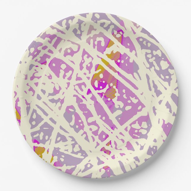 Abstract Paper Plates (Front)