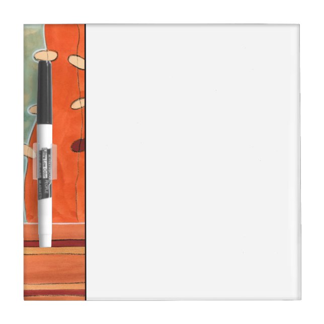 Abstract Parade of Eggs by Erica J Vess Dry Erase Board (Front)