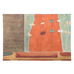 Abstract Parade of Eggs by Erica J Vess Placemat