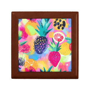 Abstract Paradise Tropical Fruit Fiesta Gift Box