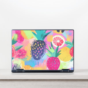 Abstract Paradise Tropical Fruit Fiesta HP Laptop Skin