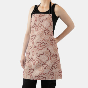 Abstract Party Doodle Pattern Apron