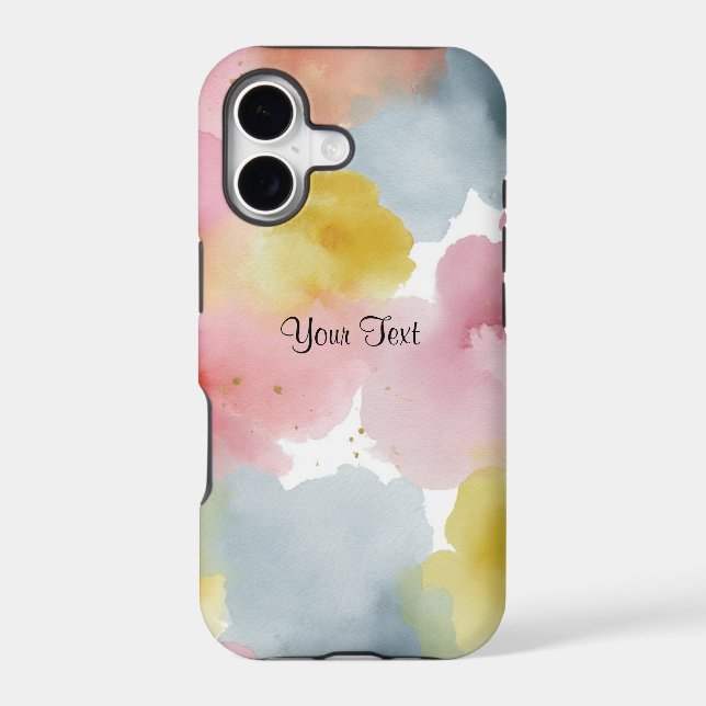 Abstract Pastel Background Case-Mate iPhone Case (Back)