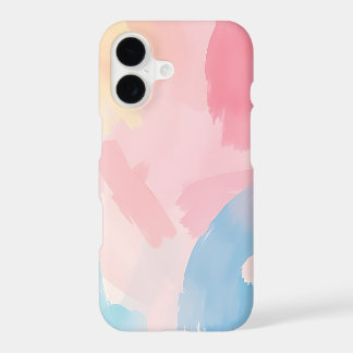 Abstract pastel brush iPhone 17 case