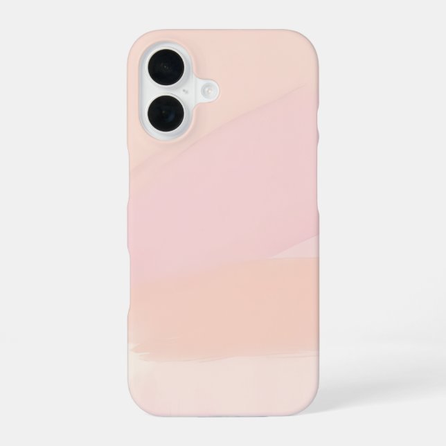 Abstract pastel brush iPhone case (Back)