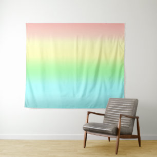 Abstract Pastel Colors Art Hanging Tapestry