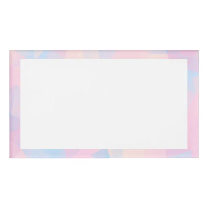 Abstract Pastel Colors Low Poly Background Name Zazzle Com