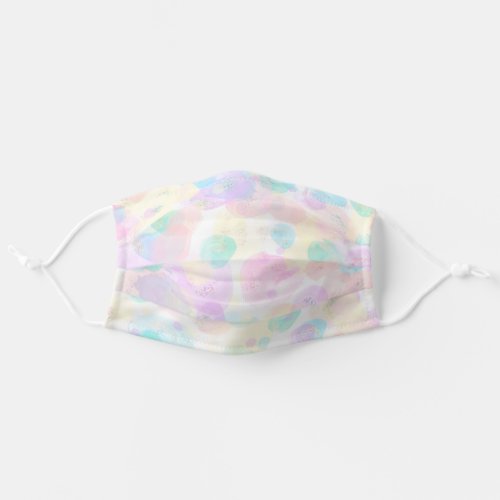  Abstract Pastel Dots Cloth Mask with Insert