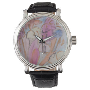 Abstract Pastel Floral Watch