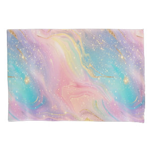 Abstract Pastel Glitter Seamless Pattern Pillow Case