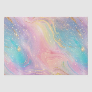 Abstract Pastel Glitter Seamless Pattern Tissue Paper