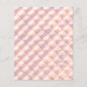 Abstract pastel glowing quatrefoil pattern flyer