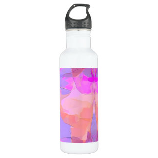 Abstract Pastel Layers  Stainless Steel Water Bottle