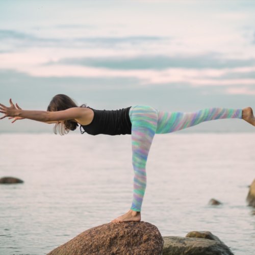 Abstract Pastel Leggings