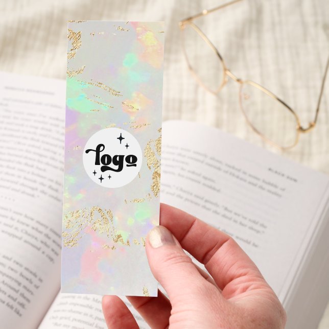 abstract pastel opal background bookmarks (Hand)