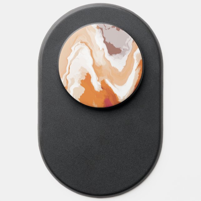 Abstract Pastel Paint Ginger Foam Edition PopSocket (Popsocket)