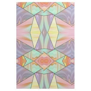 Abstract Pastel Stained Liquid Marble Geometric Gallery Wrap