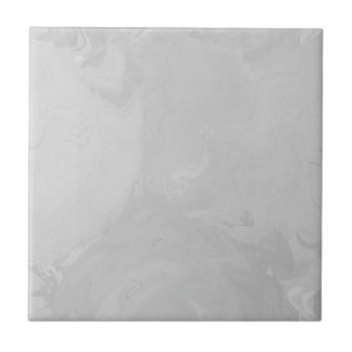 Abstract Pastel Swirl Gray Ceramic Tile