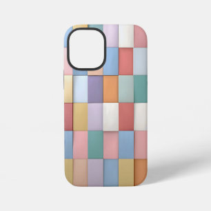 Abstract Pastel Tile Wall Pattern iPhone 12 Mini Case
