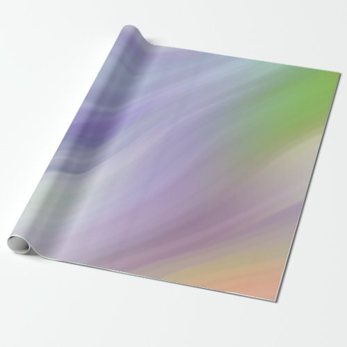 Abstract Pastel Waves Gift Ideas 4  Wrapping Paper