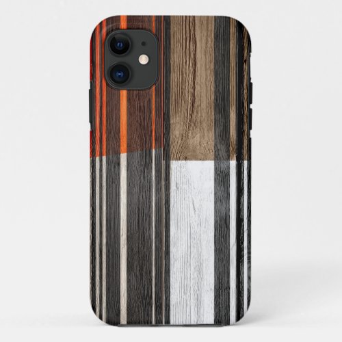 Abstract Pastel Wood 4 iPhone 11 Case