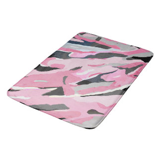 Abstract Pastels Bath Mat