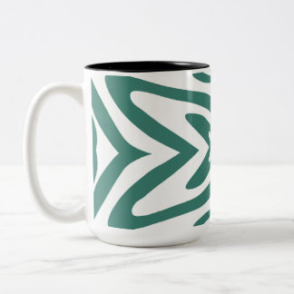 abstract patten Two-Tone coffee mug