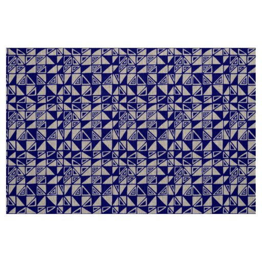 Abstract Pattern 051115 - Dark Blue Fabric