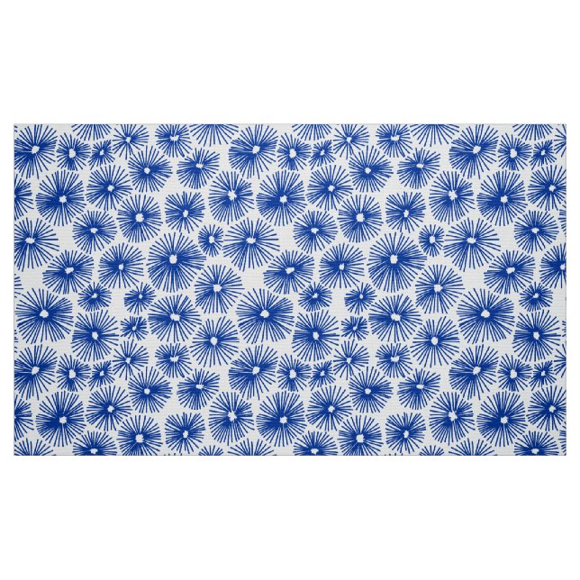 Abstract Pattern 101115 - Navy Blue Fabric (Fat Quarter)
