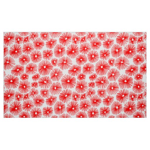 Abstract Pattern 101115 - Red Fabric