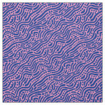 Abstract Pattern 110523 - Navy Blue and Pink Fabric