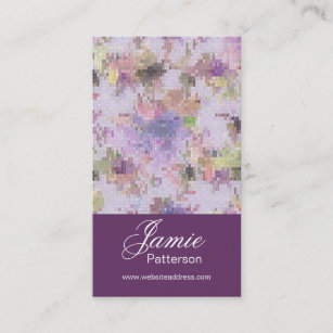 Abstract Pattern 1 Vertical Business Card